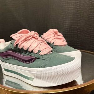 Color Block Platform Vans